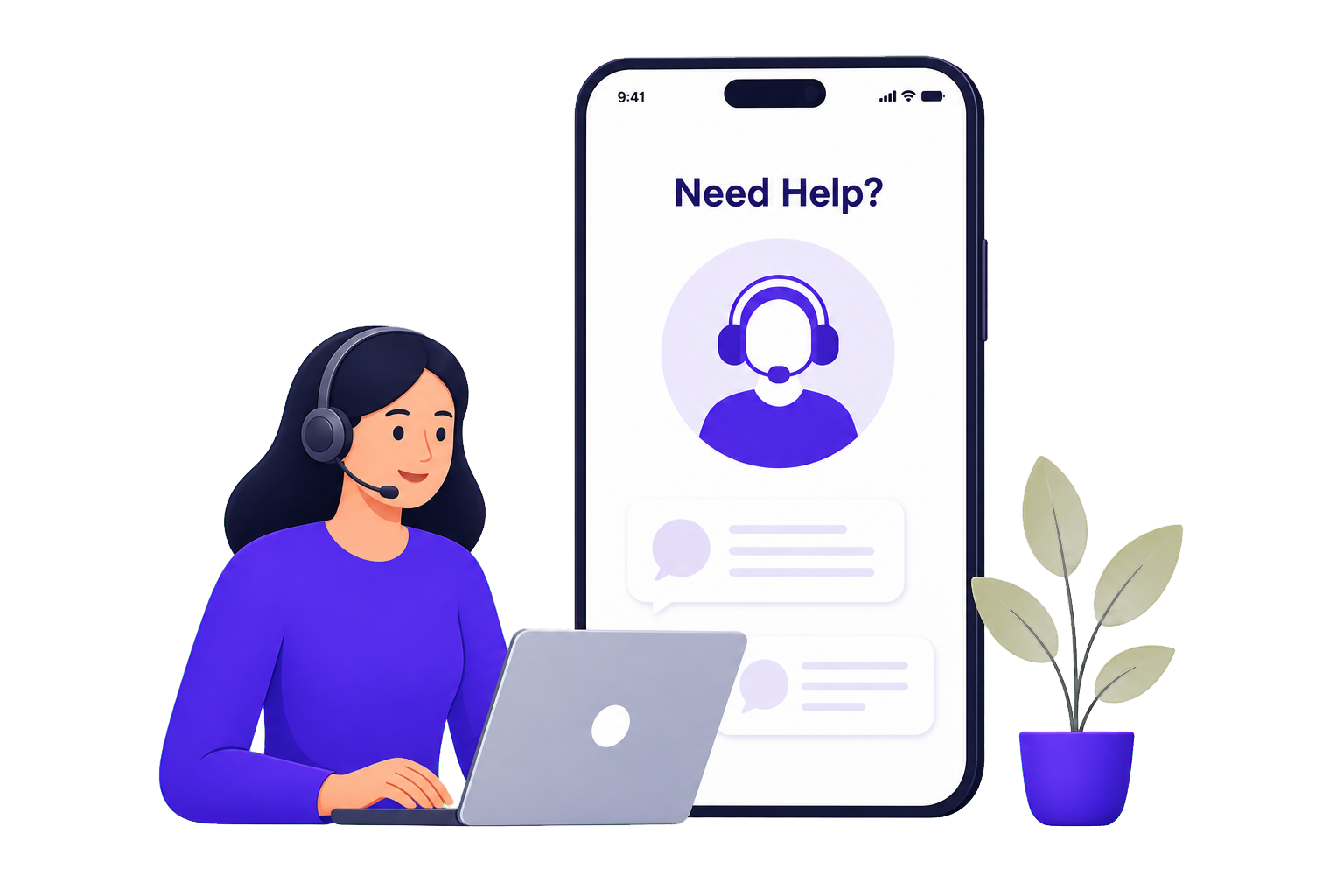 WeTrike help center support illustration